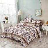 DaDa Bedding Majestic Oriental Kilim Bedspread - Royal Persian Traditional Design Intricate Ornate Ornament Print Coverlet w/ Shams by DaDa Bedding Collection
